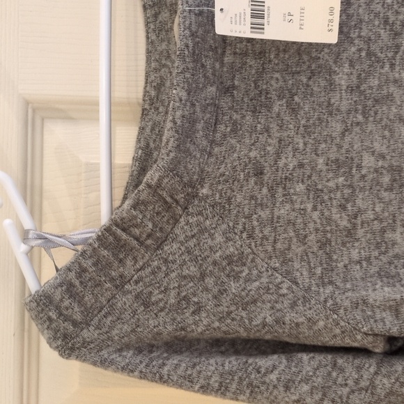 Anthropologie | Grey | Slouchy Sweatshirt | Buttery Soft | Size Sm Petite | NWT - Picture 3 of 11